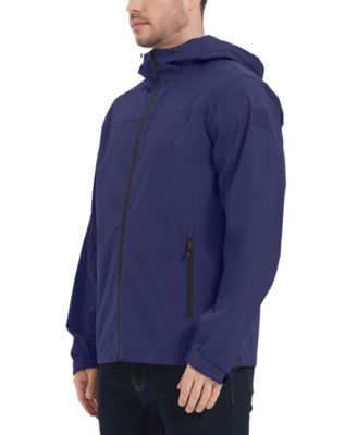 Men's All-Season Lightweight Stretch Hooded Rain Jacket