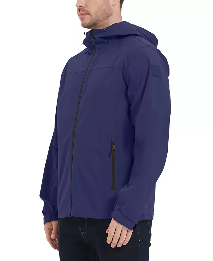 Men's All-Season Lightweight Stretch Hooded Rain Jacket - thumbnail 9