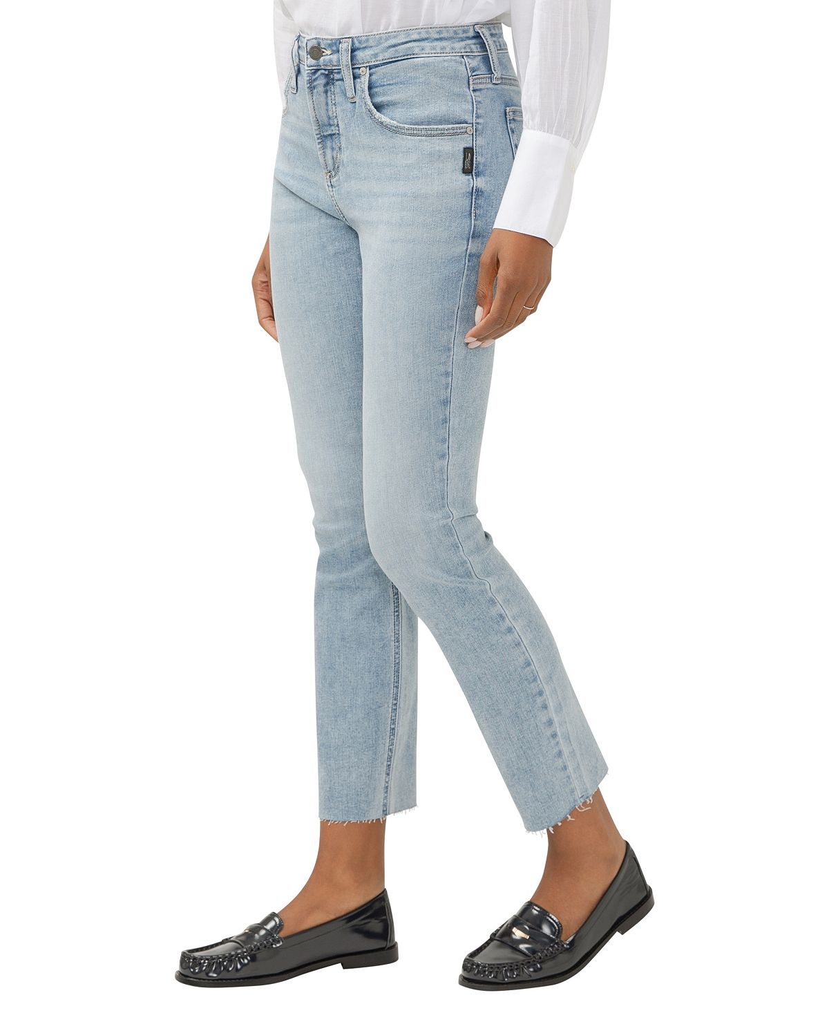 Silver Jeans Co. Women's Beau High Rise Slim Leg Jeans view 3 — MAYCSS fashion products