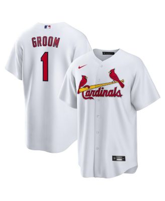 Nike - Men's&nbsp;White St. Louis Cardinals 1 Groom Home Replica Jersey
