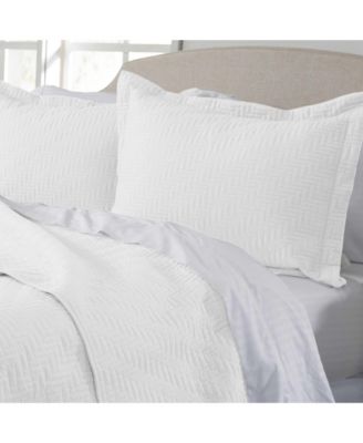 Microfiber Stitched Quilt Set with Shams