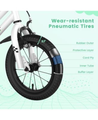 14 Inch Kids Bike with 2 Training Wheels for 3-5 Years Old