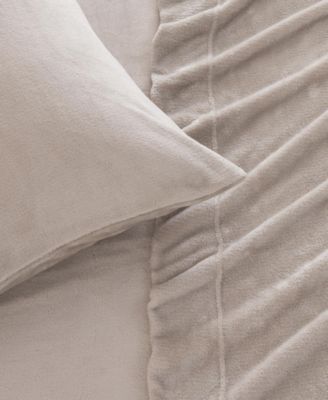 Ultra Soft & Cozy Velvet Plush Fleece Printed Sheet Set