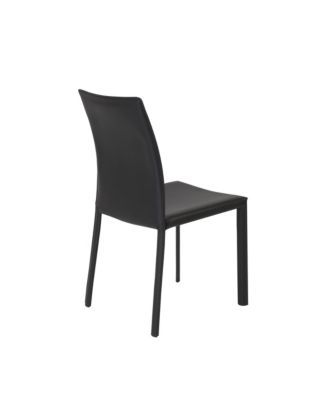 Set of 2 Dining Side Chairs with Padded Seats