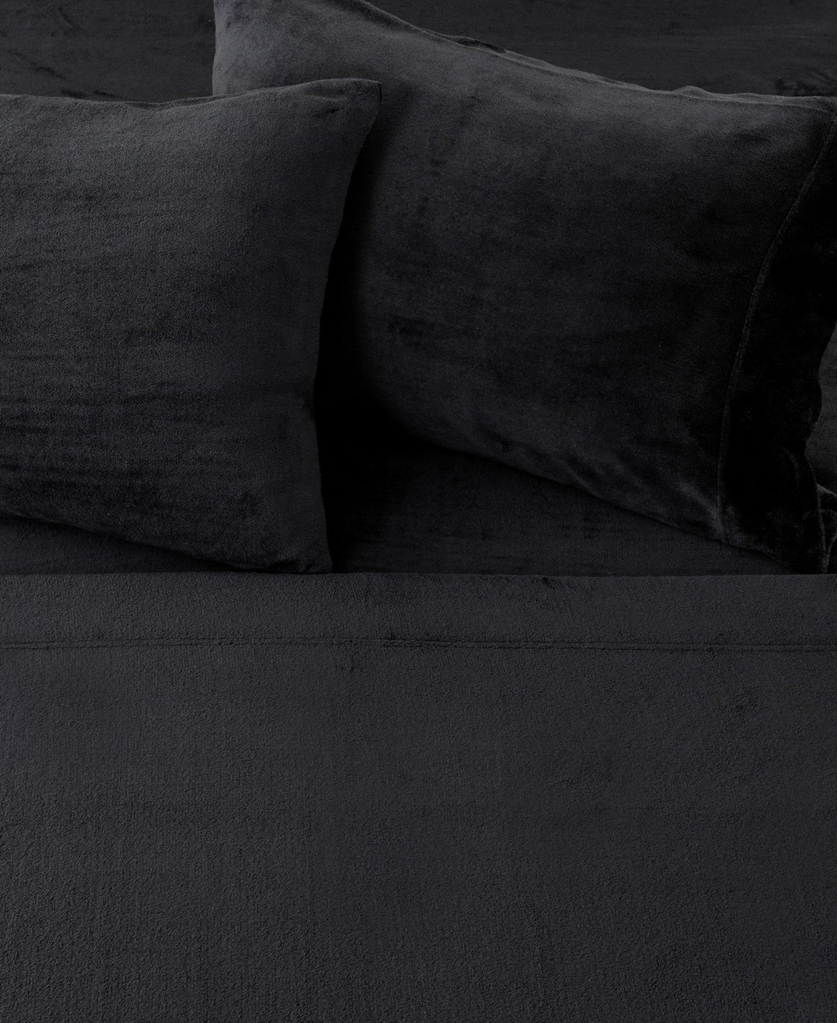 Linery & Co. Ultra-Soft Velvet Plush Solid Sheet Set