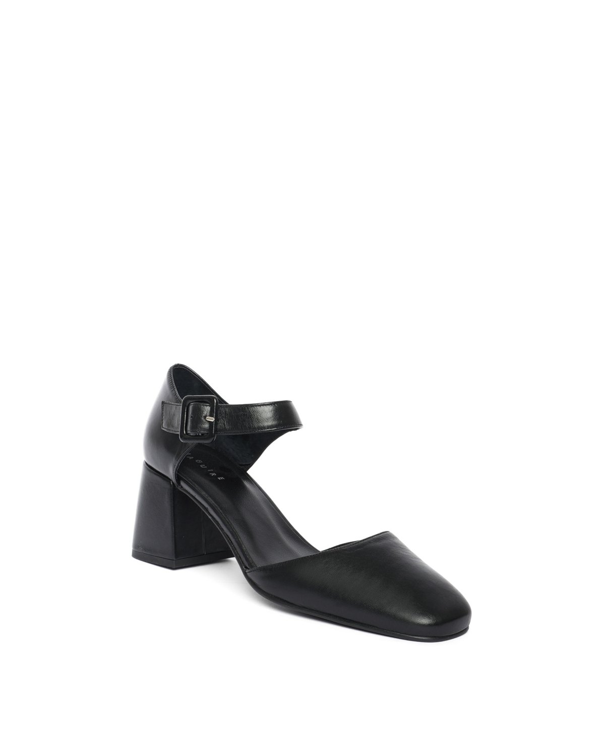 Marbella Closed-Toe Mary Jane Heel - Black