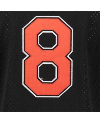 Men's Cal Ripken Jr. Black Baltimore Orioles Cooperstown Mesh Batting Practice Jersey