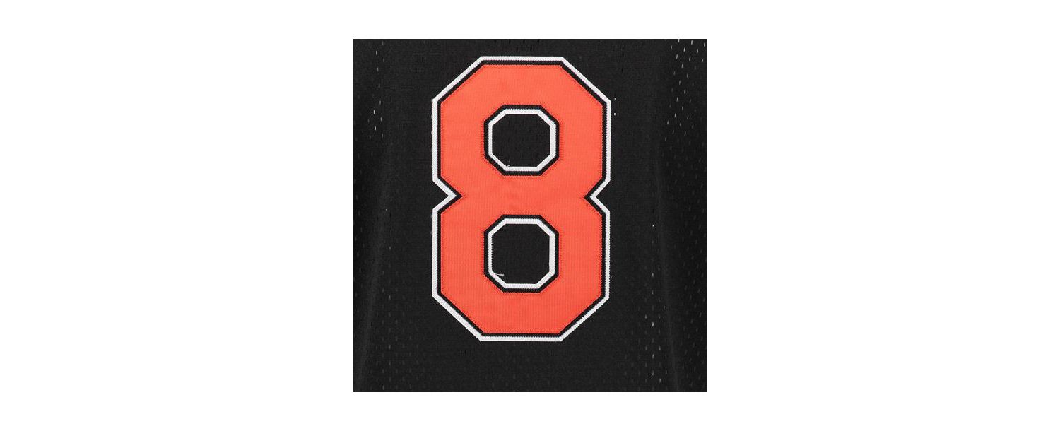 Men's Cal Ripken Jr. Black Baltimore Orioles Cooperstown Mesh Batting Practice Jersey