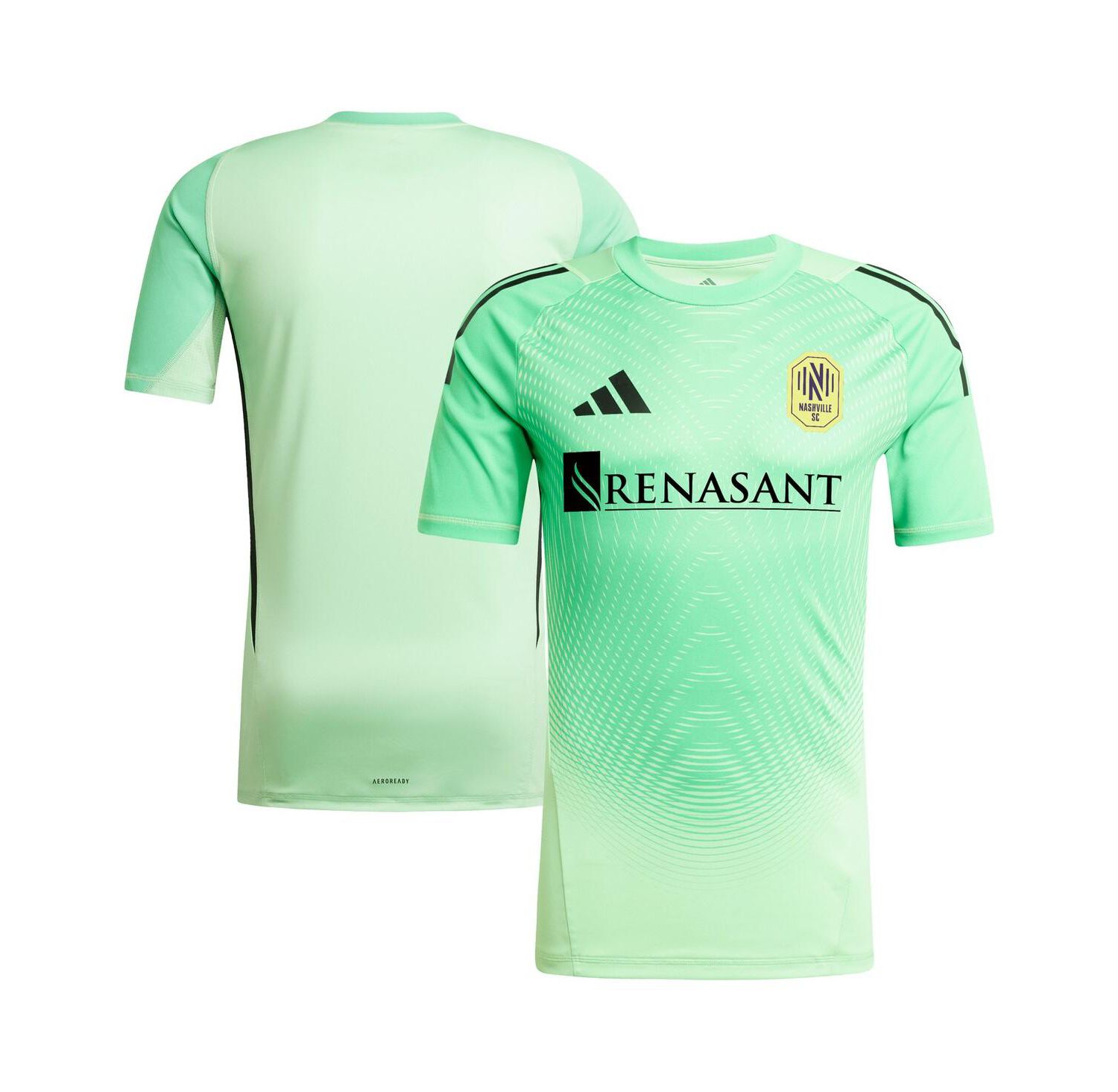 Men's Green Nashville SC 2025 Goalkeeper Jersey