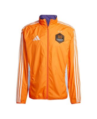 adidas - Adidas Men's Orange/Purple Houston Dynamo FC 2025 Anthem Reversible Full-Zip Jacket