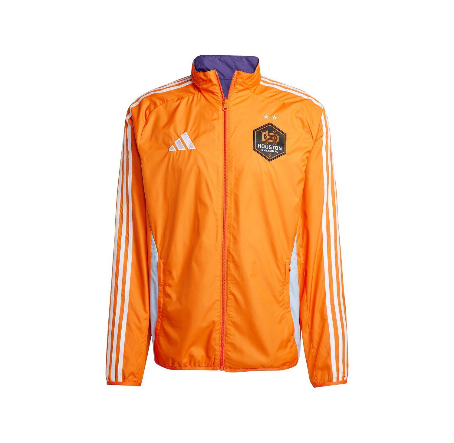 Men's Orange/Purple Houston Dynamo FC 2025 Anthem Reversible Full-Zip Jacket