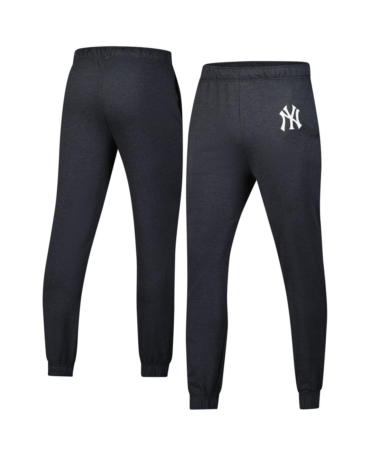 Fanatics Men's Heather Charcoal New York Yankees Fleece Jogger Pants