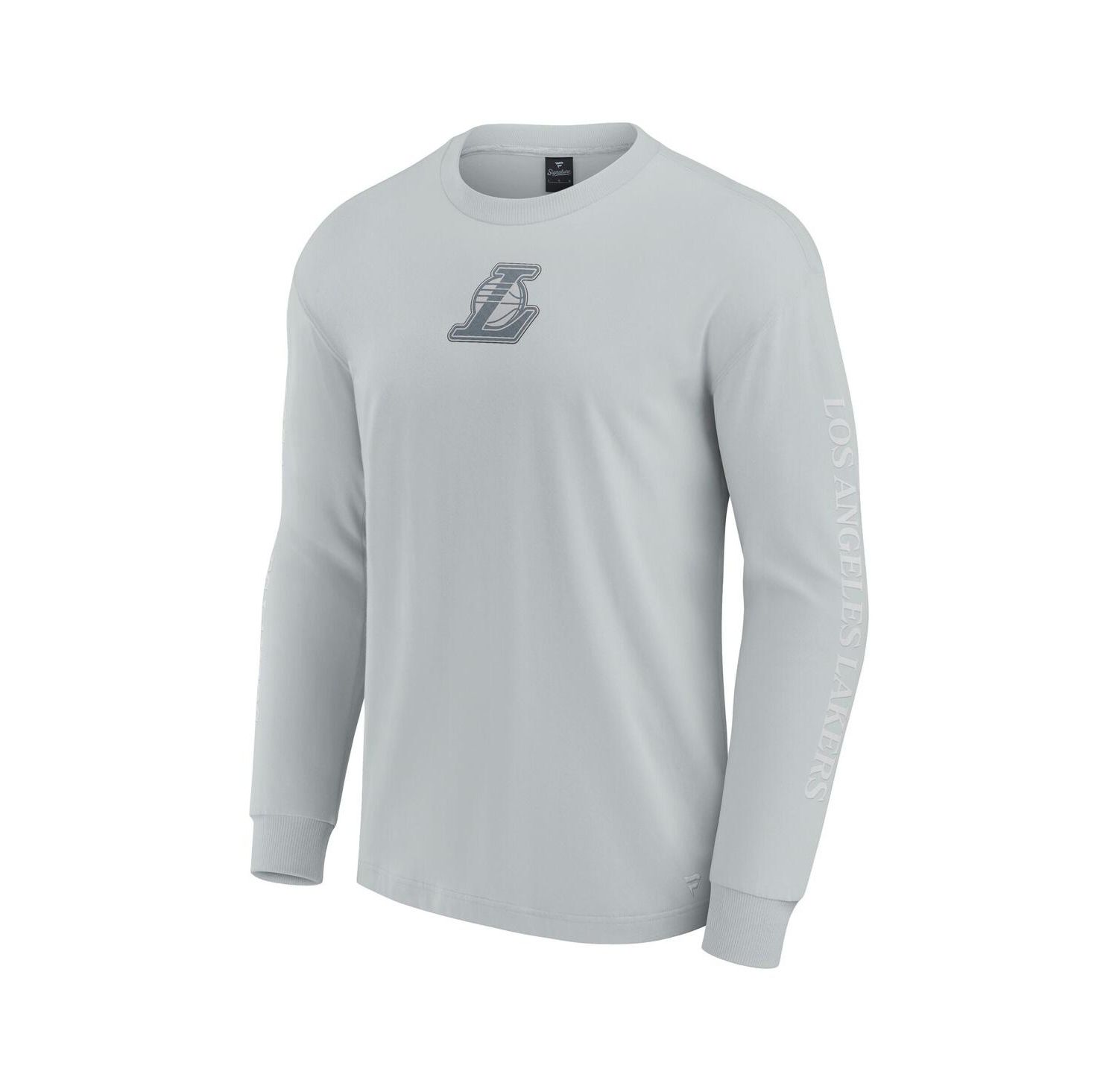 Men's Gray Los Angeles Lakers Elements Strive Long Sleeve T-Shirt