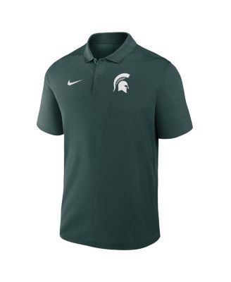 Men's Green Michigan State Spartans Primetime Victory Primary Logo Performance Polo Shirt