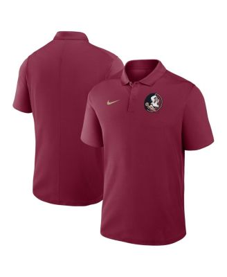 Nike - Men's Garnet Florida State Seminoles Primetime Victory Primary Logo Performance Polo Shirt