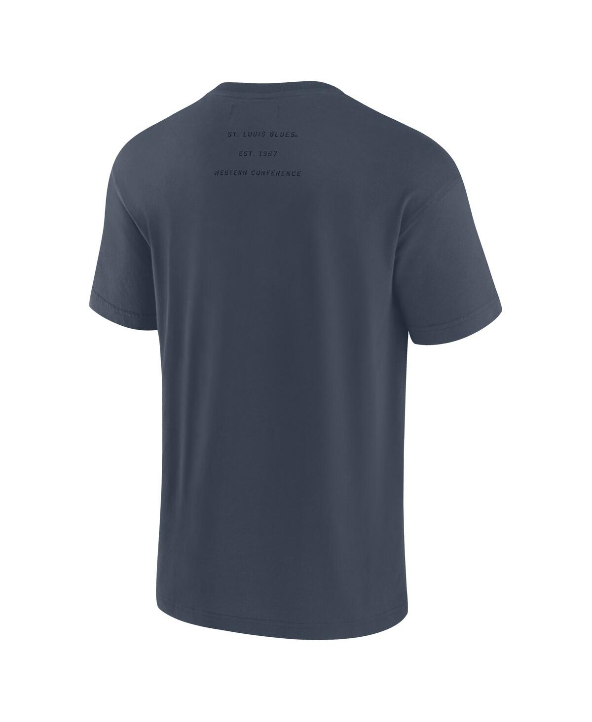 Fanatics Men's Navy St. Louis Blues Elements Weathered Tonal Future Ground T-shirt