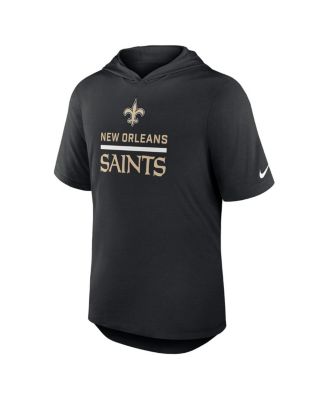 Men's Black New Orleans Saints Lockup Tri-Blend Hoodie T-Shirt