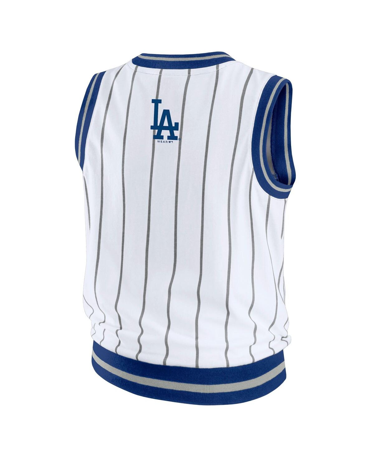 Lids Wear By Erin Andrews Women'sâ White Los Angeles Dodgers Sporty Tank Top In White