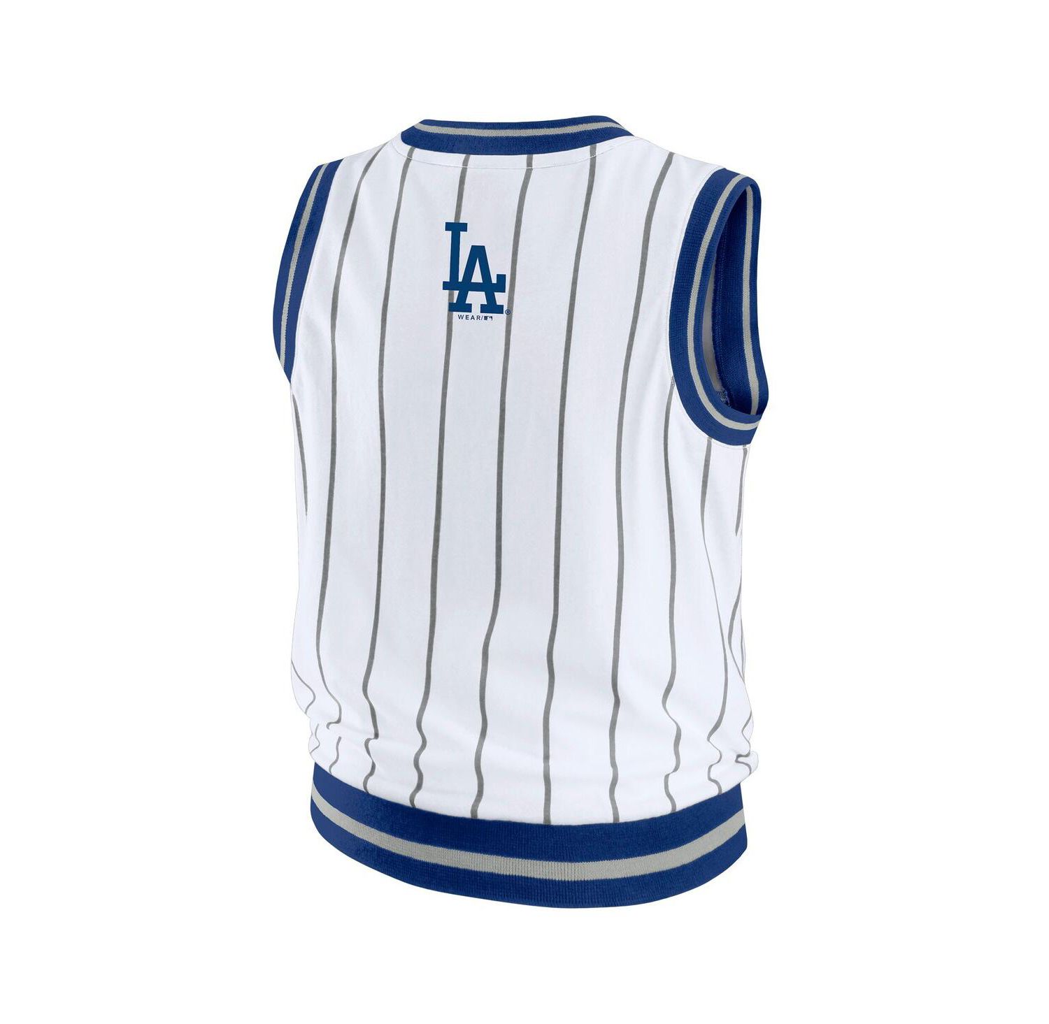 Women's White Los Angeles Dodgers Sporty Tank Top
