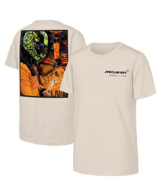 Outerstuff - Big Boys and Girls Lando Norris Natural McLaren F1 Team LN4 OG T-Shirt