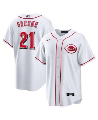 Nike - Men's Hunter Greene White Cincinnati Reds Home Replica Jersey