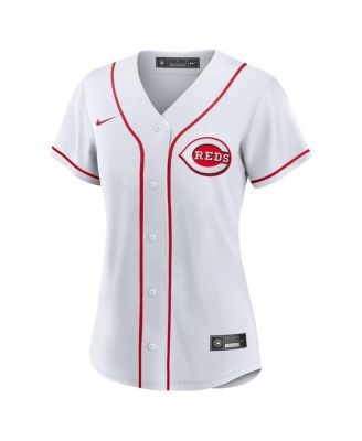 Women's Hunter Greene White Cincinnati Reds Home Replica Jersey