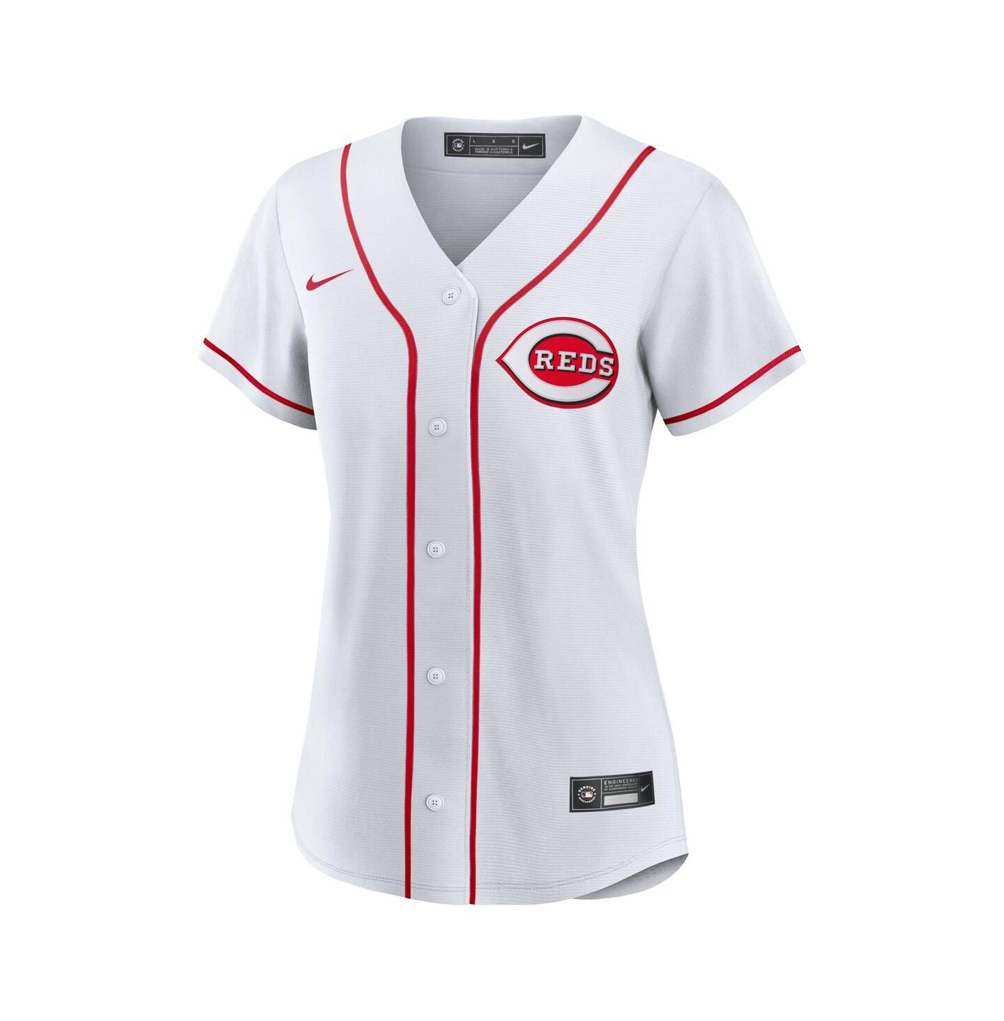 Женский топ Nike Hunter Greene White Cincinnati Reds Home Replica Jersey — фото 2