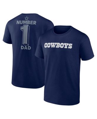 Fanatics - Men's&nbsp; Navy Dallas Cowboys Number 1 Dad T-Shirt