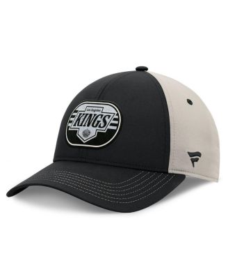 Fanatics - Men's Black/Gray Los Angeles Kings 2025 Stanley Cup Playoffs Locker Room Trucker Adjustable Hat
