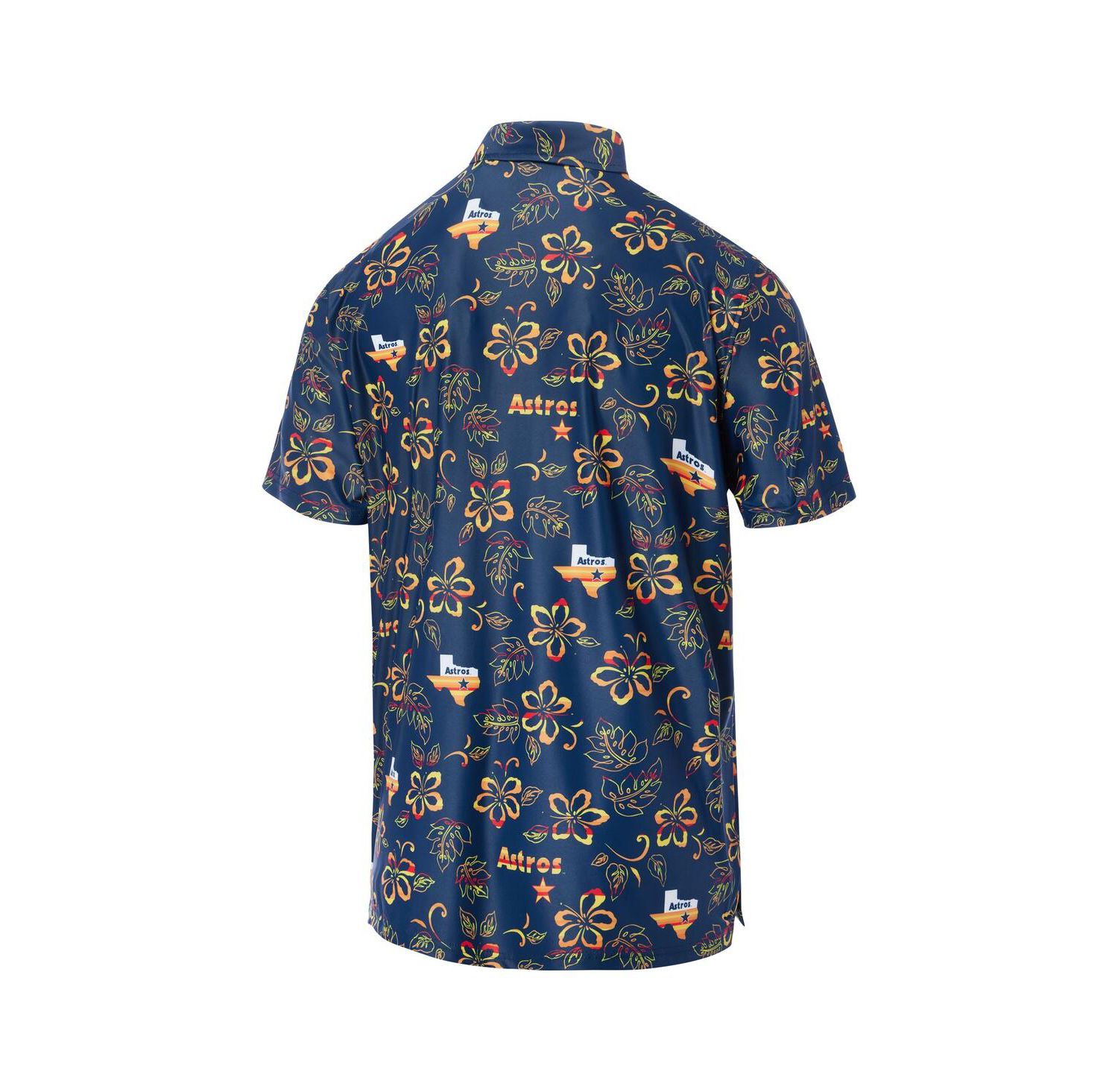 Men's Navy Houston Astros Cooperstown Collection Performance Polo Shirt