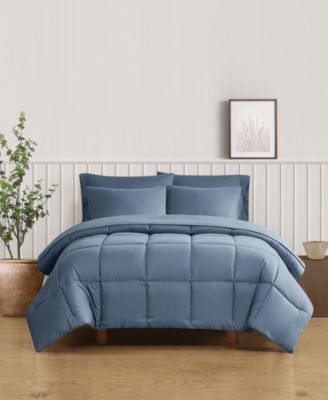 Green Solid 3-Pc. Comforter Set, Full/Queen