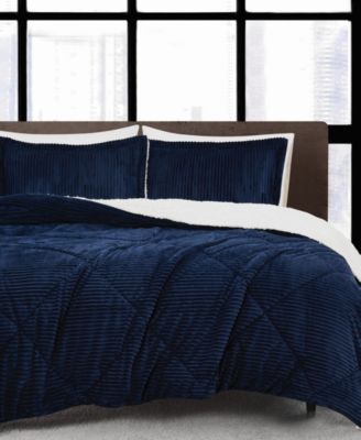 Signature Corduroy 3-Pc. Comforter Set, King