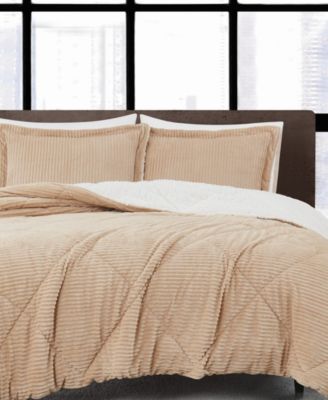 London Fog Signature Corduroy 3-Pc. Comforter Set, King