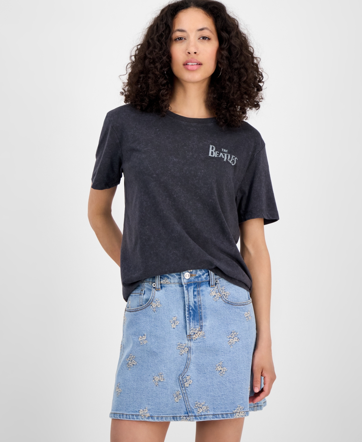 Women's The Beatles Graphic T-Shirt, Exclusively at Macy's - Phantom