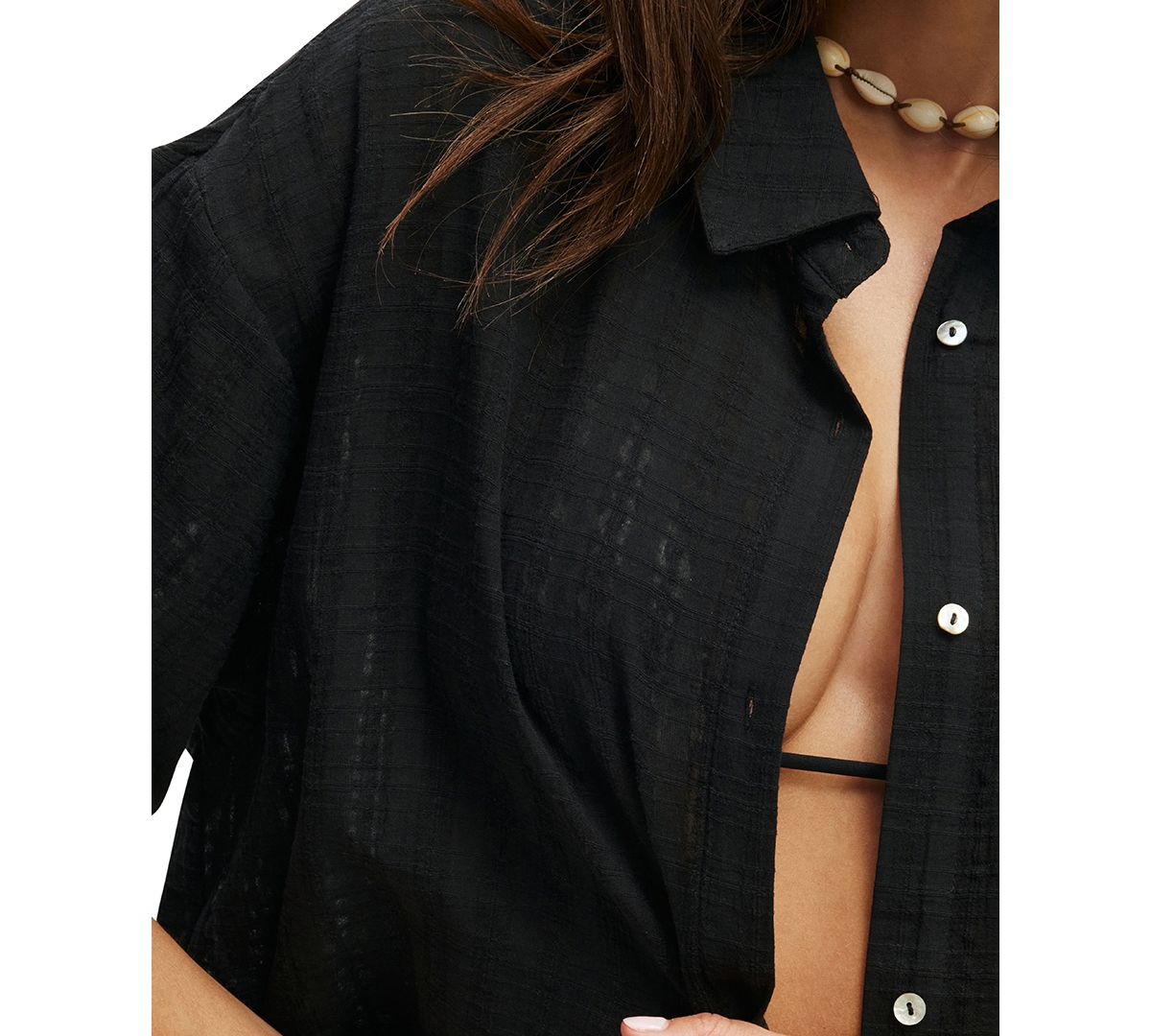 Shop Cotton On Women's The Essential Short-sleeve Beach Shirt