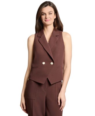 Jones New York - Women's Double-Breasted Notched-Lapel Vest