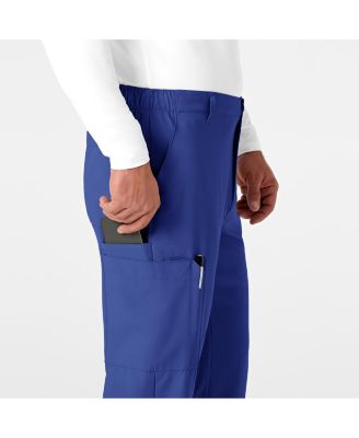Men's W123 Flat Front Cargo Scrub Pant