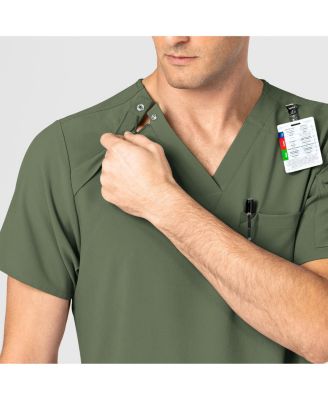 Men's RENEW EZ Zip Scrub Top