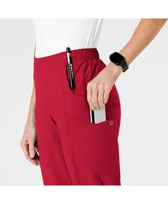 Women's W123 Flat Front Cargo Scrub Pant