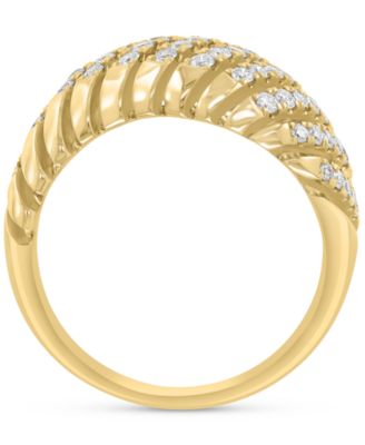 EFFY&reg; Diamond Multi-Row Statement Ring (5/8 ct. t.w.) in 14k Yellow Gold