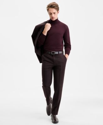 Hugo Boss - Men's Modern-Fit Plaid Suit Pants