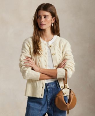 Polo Ralph Lauren - Women's Cable-Knit Wool-Cashmere Cardigan