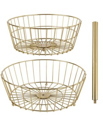 Gourmet Basics Geneva 2-Tier Basket