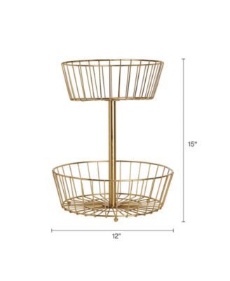 Gourmet Basics Geneva 2-Tier Basket
