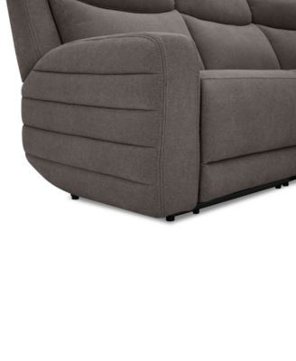 Kristyan 6-Pc. Fabric Sectional with 3 Power Motion Chairs, Exclusively at Macy's
