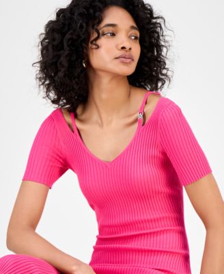 Women's Ribbed Knit Bodycon Dress