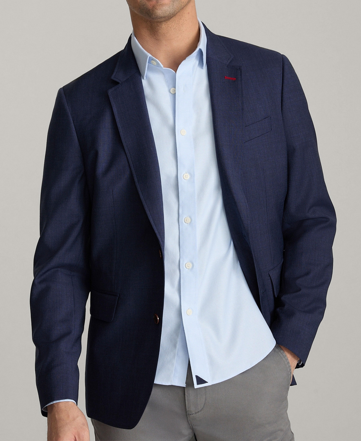 Men's Italian Wool Beasley Sport Coat - Navy