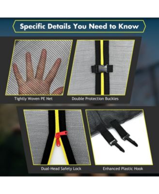 15 Feet Trampoline Replacement Safety Net