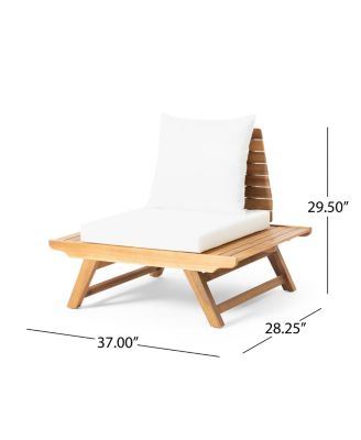 Outdoor  Acacia Wood  Club Chair