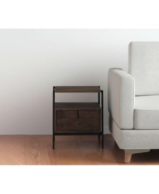 Minimalist Solid Wood Square Accent Table – Ideal for Small Spaces